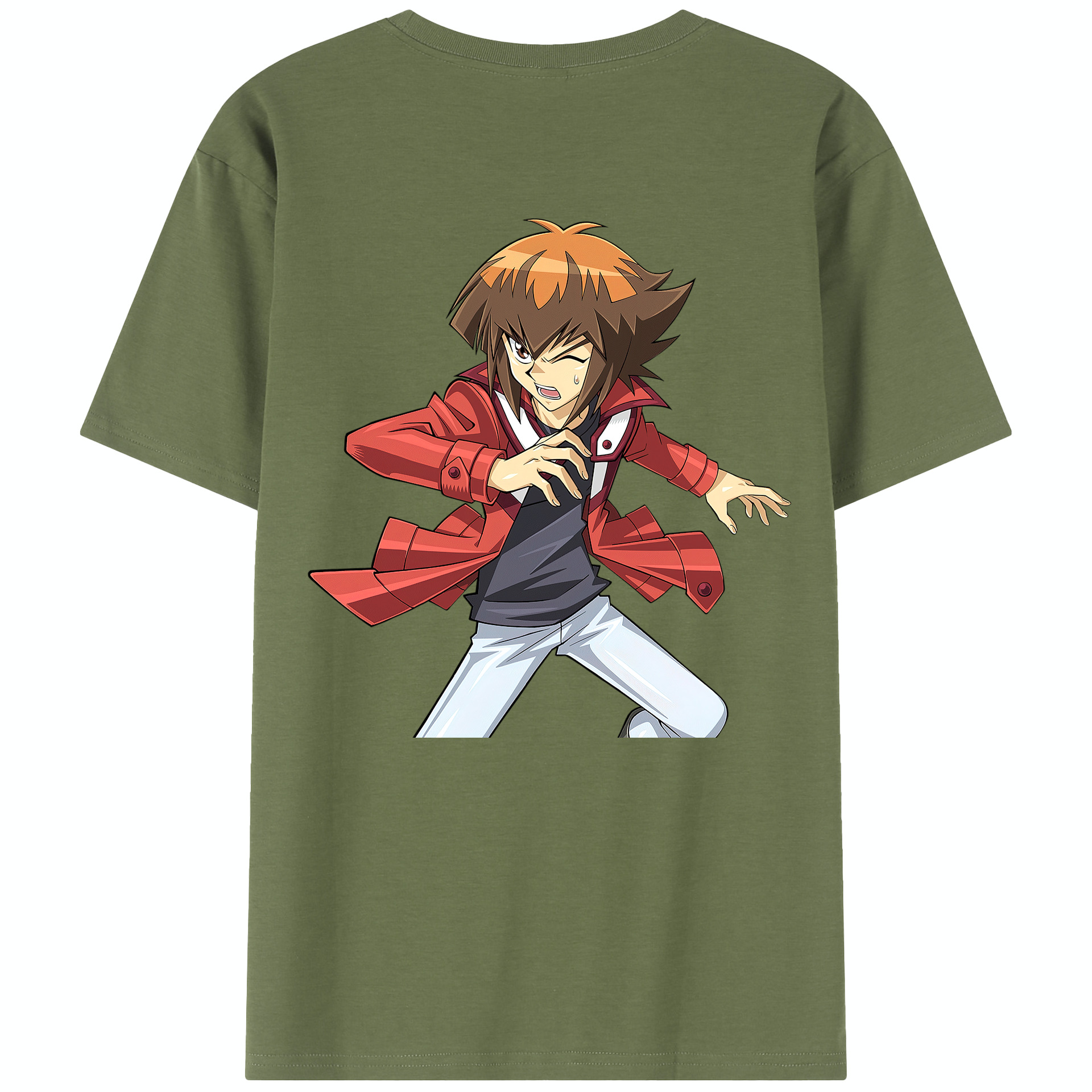 （画像用） 遊☆戯☆王 Yu-Gi-Oh! 綿100％半袖Tシャツ（背面プリント）